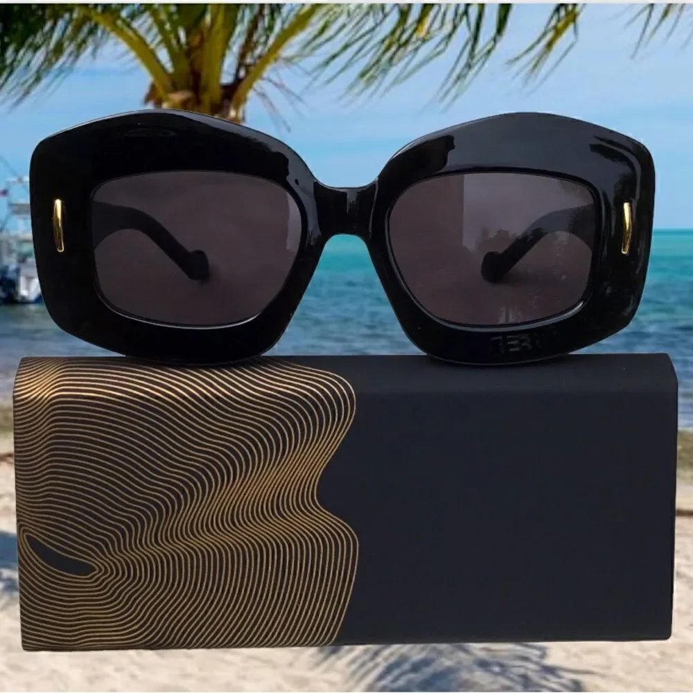 SUNGLASSES JACKIE LUXURY STYLE CHUNKY FRAME UV400 TO PROTECT YOUR EYES